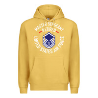 Antique Gold Limited Edition Master Sergeant Retired Air Force Military Retiremen Premium Hoodie - lanVoArt