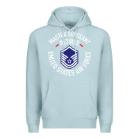 Blue Mist Limited Edition Master Sergeant Retired Air Force Military Retiremen Premium Hoodie - lanVoArt