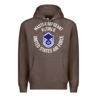 Coffee Limited Edition Master Sergeant Retired Air Force Military Retiremen Premium Hoodie - lanVoArt