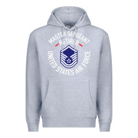 Heather Grey Limited Edition Master Sergeant Retired Air Force Military Retiremen Premium Hoodie - lanVoArt