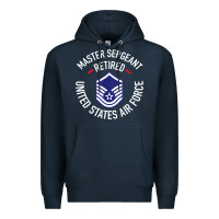Navy Limited Edition Master Sergeant Retired Air Force Military Retiremen Premium Hoodie - lanVoArt