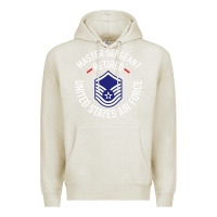 Oatmeal Heather Limited Edition Master Sergeant Retired Air Force Military Retiremen Premium Hoodie - lanVoArt
