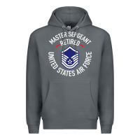 Rock Limited Edition Master Sergeant Retired Air Force Military Retiremen Premium Hoodie - lanVoArt