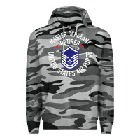 Slate Camo Limited Edition Master Sergeant Retired Air Force Military Retiremen Premium Hoodie - lanVoArt