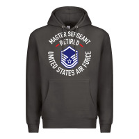 Smoke Limited Edition Master Sergeant Retired Air Force Military Retiremen Premium Hoodie - lanVoArt