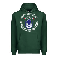 Sports Green Limited Edition Master Sergeant Retired Air Force Military Retiremen Premium Hoodie - lanVoArt
