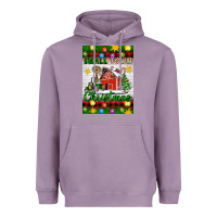 Lavender Small Town Christmas Heavyweight Hoodie - Artiststas