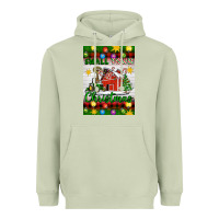 Matcha Small Town Christmas Heavyweight Hoodie - Artiststas