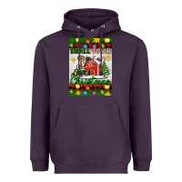Plum Small Town Christmas Heavyweight Hoodie - Artiststas