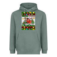 Sage Small Town Christmas Heavyweight Hoodie - Artiststas
