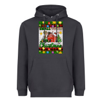 Smoke Small Town Christmas Heavyweight Hoodie - Artiststas