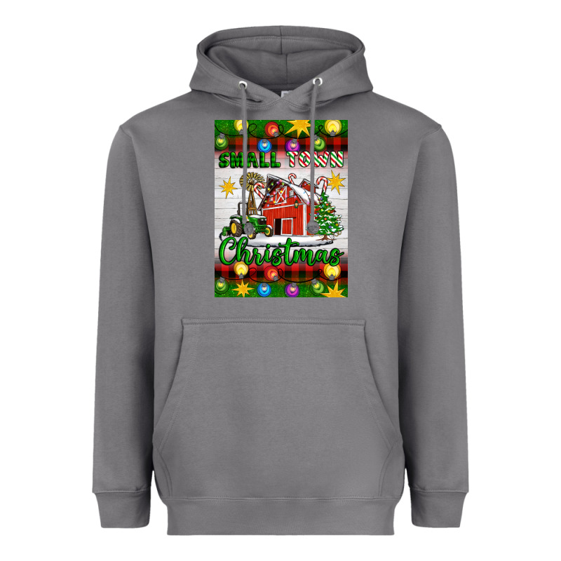 Small Town Christmas Heavyweight Hoodie by Artiststas | Teevron
