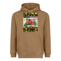 Toasted Coconut Small Town Christmas Heavyweight Hoodie - Artiststas
