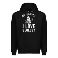 Black of quartz i love geology Premium Hoodie - lanVoArt