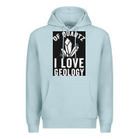 Blue Mist of quartz i love geology Premium Hoodie - lanVoArt