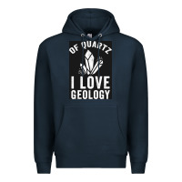 Navy of quartz i love geology Premium Hoodie - lanVoArt