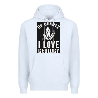 White of quartz i love geology Premium Hoodie - lanVoArt