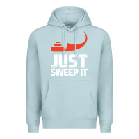 Blue Mist just sweep it! funny curling sports gift hoodie Premium Hoodie - lanVoArt