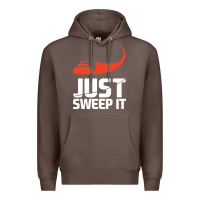 Coffee just sweep it! funny curling sports gift hoodie Premium Hoodie - lanVoArt