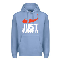 Colony Blue just sweep it! funny curling sports gift hoodie Premium Hoodie - lanVoArt