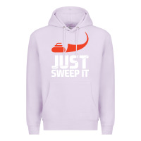 Lilac just sweep it! funny curling sports gift hoodie Premium Hoodie - lanVoArt