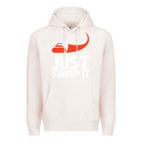Pale Pink just sweep it! funny curling sports gift hoodie Premium Hoodie - lanVoArt