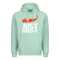 Seafoam just sweep it! funny curling sports gift hoodie Premium Hoodie - lanVoArt