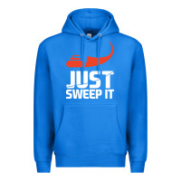 True Royal just sweep it! funny curling sports gift hoodie Premium Hoodie - lanVoArt