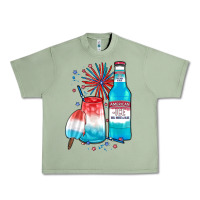 Oil Green th of july drinks, american ice Urban Heavy Tee - JahusDesignShop
