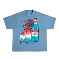 Pebble Blue th of july drinks, american ice Urban Heavy Tee - JahusDesignShop