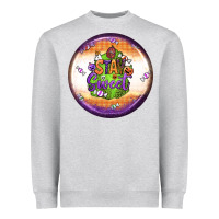 Heather Grey stay sweet earrings Heavyweight Sweatshirt - BundleAndBundleShop