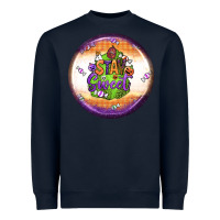 Navy stay sweet earrings Heavyweight Sweatshirt - BundleAndBundleShop