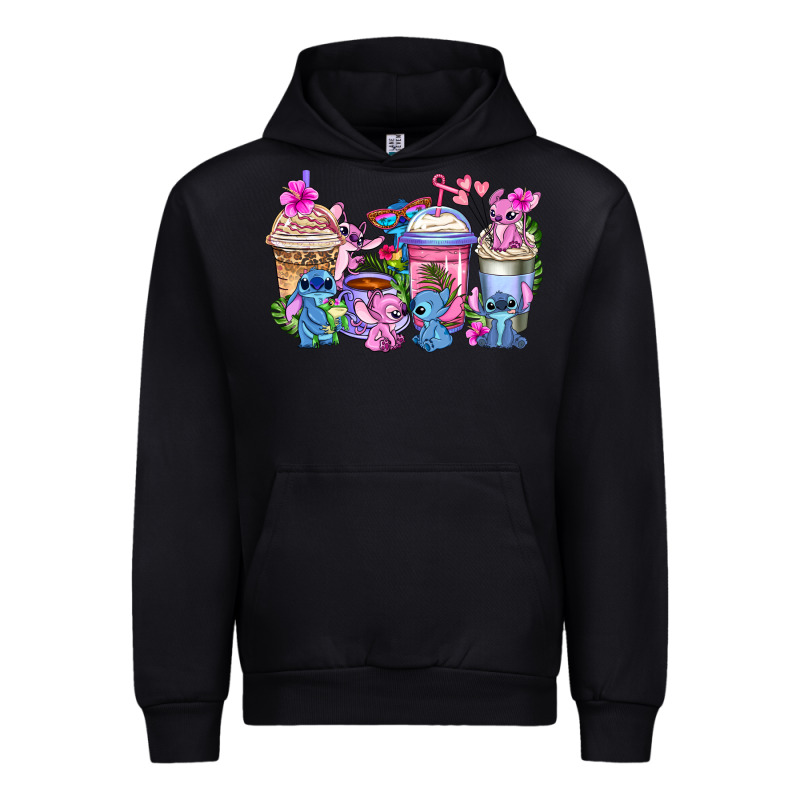 Stitch With Lilo Coffee Cups Urban Hoodie by AdoDesignShop | Teevron