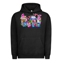 Pigment Black stitch with lilo coffee cups Urban Hoodie - AdoDesignShop