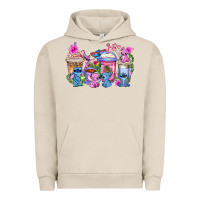 Pigment French Oak stitch with lilo coffee cups Urban Hoodie - AdoDesignShop