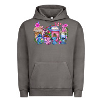Pigment Tornado stitch with lilo coffee cups Urban Hoodie - AdoDesignShop