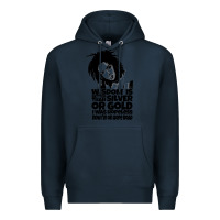 Navy lover gift lauryn hill retro wave Premium Hoodie - lanVoArt