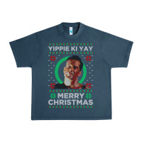 Midnight Navy Hot Trend Die Hard Christmas Yippie Ki Yay Urban Heavy Tee - lanVoArt
