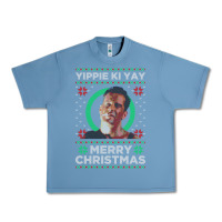 Pebble Blue Hot Trend Die Hard Christmas Yippie Ki Yay Urban Heavy Tee - lanVoArt