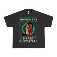 Pigment Black Hot Trend Die Hard Christmas Yippie Ki Yay Urban Heavy Tee - lanVoArt