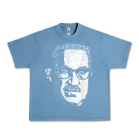 Pebble Blue Thurgood Black Leader Cool African Black History Month Gift Urban Heavy Tee - lanVoArt