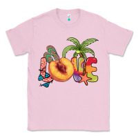 Bubblegum Pink Love peach summer Classic Tee - NancyCooperArtShop