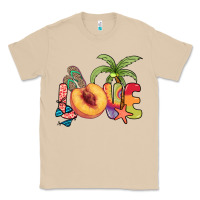 Mushroom Love peach summer Classic Tee - NancyCooperArtShop