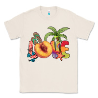 Natural Love peach summer Classic Tee - NancyCooperArtShop