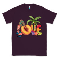 Plum Love peach summer Classic Tee - NancyCooperArtShop