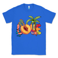 True Royal Love peach summer Classic Tee - NancyCooperArtShop