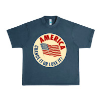 Midnight Navy america change it or lose it   stars Urban Heavy Tee - lanVoArt