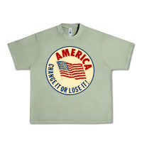 Oil Green america change it or lose it   stars Urban Heavy Tee - lanVoArt