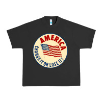 Pigment Black america change it or lose it   stars Urban Heavy Tee - lanVoArt