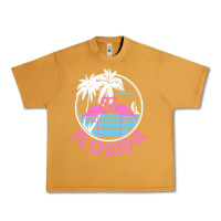Peanut Butter Hot Trend Florida Pink Flamingo Heart 80S Retro Vintage Style Urban Heavy Tee - lanVoArt